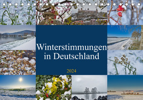 Winterstimmungen in Deutschland (Tischkalender 2024 DIN A5 quer) von Meisenzahl,  Jessica