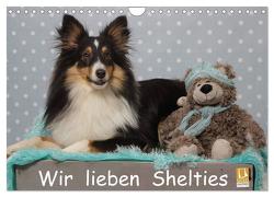 Wir lieben Shelties (Wandkalender 2024 DIN A4 quer), CALVENDO Monatskalender von Reiß-Seibert,  Marion