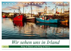 Wir sehen uns in Irland – Ring of Beara und Ring of Kerry (Tischkalender 2024 DIN A5 quer), CALVENDO Monatskalender von Schoder,  Christoph