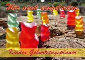 Wir sind eingeladen – Kinder-Geburtstagsplaner (Wandkalender 2019 DIN A3 quer) von Laue,  Ingo