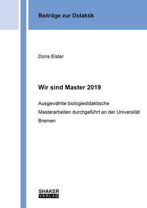 Wir sind Master 2019 von Elster,  Doris