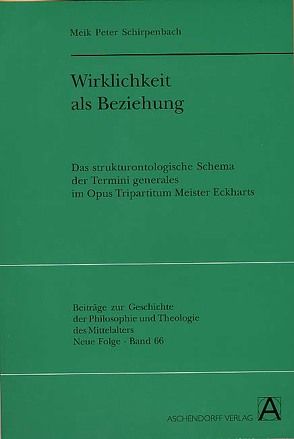 Wirklichkeit als Beziehung von Schirpenbach,  Meik Peter