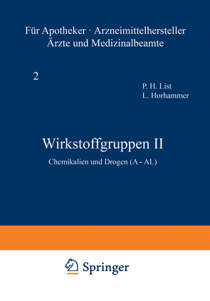 Wirkstoffgruppen II von Hörhammer,  L., List,  P. H.