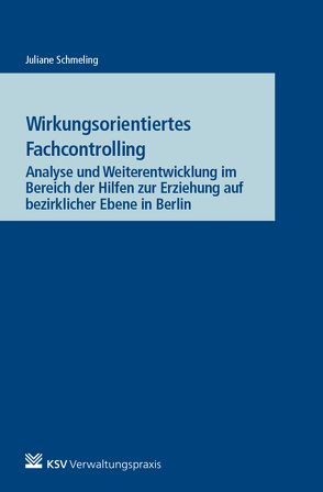 Wirkungsorientiertes Fachcontrolling von Schmeling,  Juliane