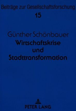 Wirtschaftskrise und Stadttransformation von Schönbauer,  Günther