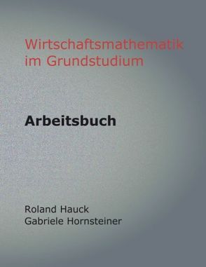 Wirtschaftsmathematik im Grundstudium von Hauck,  Roland, Hornsteiner,  Gabriele