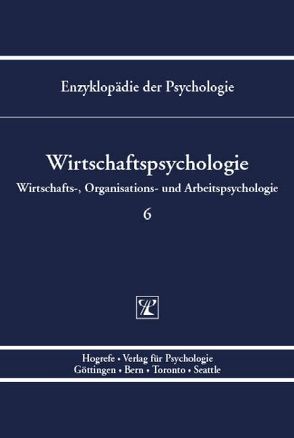 Wirtschaftspsychologie von Frey,  Dieter, Rosenstiel,  Lutz von