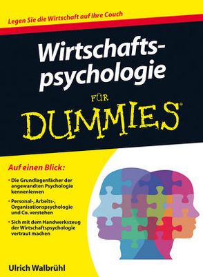 Wirtschaftspsychologie für Dummies von Walbrühl,  Ulrich