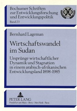 Wirtschaftswandel im Sudan von Lagemann,  Bernhard