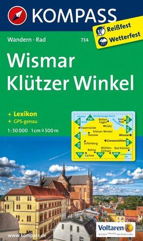 KOMPASS Wanderkarte Wismar – Klützer Winkel von KOMPASS-Karten GmbH