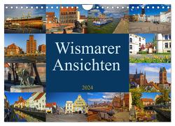 Wismarer Ansichten 2024 (Wandkalender 2024 DIN A4 quer), CALVENDO Monatskalender von Felix,  Holger