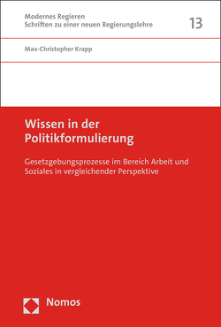 Wissen in der Politikformulierung von Krapp,  Max-Christopher