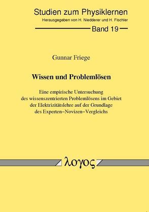 Wissen und Problemlösen von Friege,  Gunnar