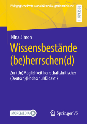 Wissensbestände (be)herrschen(d) von Simon,  Nina