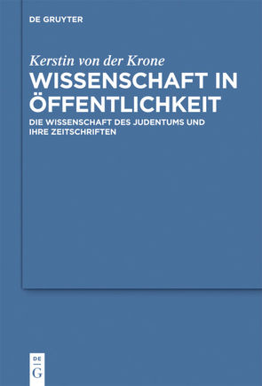 Wissenschaft in Öffentlichkeit von Krone,  Kerstin von der