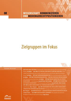 Wissenschaft kommunizieren und mediengerecht positionieren – Heft 8 von Herdin,  Gunvald, Hoepner,  Ilka Y., Klaßen,  Iris, Schröder,  Ulrich, Simons,  Katja, Staeves,  Cornelia