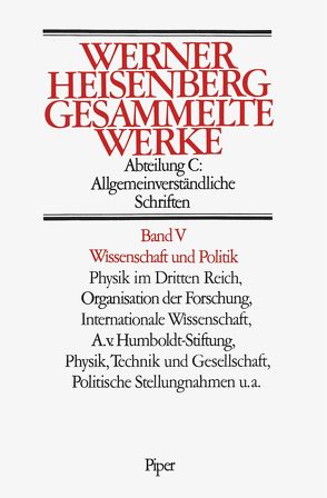 Wissenschaft und Politik von Heisenberg,  Werner