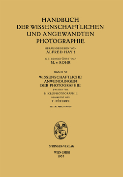 Wissenschaftliche Anwendungen der Photographie von PÉterfi,  Tibor