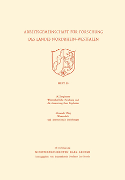 Wissenschaftliche Forschung und die Auswertung ihrer Ergebnisse. Wissenschaft und internationale Beziehungen von Zvegintzov,  M.