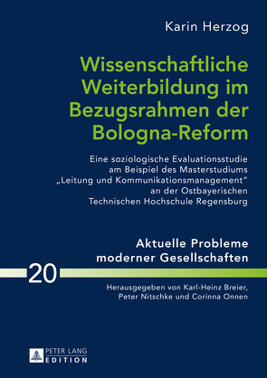 Wissenschaftliche Weiterbildung im Bezugsrahmen der Bologna-Reform von Herzog,  Karin