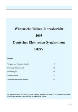 Wissenschaftlicher Jahresbericht DESY 2005