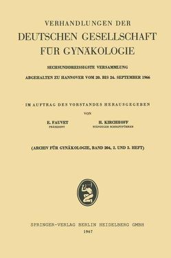 Wissenschaftlicher und Geschäftlicher Teil von Fauvet,  E., Kirchhoff,  H.