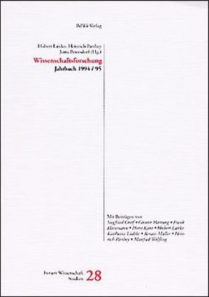 Wissenschaftsforschung. Jahrbuch / Wissenschaftsforschung von Greif,  Siegfried, Hartung,  Günter, Havemann,  Frank, Laitko,  Hubert, Parthey,  Heinrich, Petersdorf,  Jutta