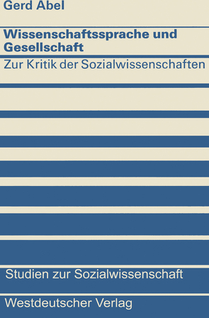 Wissenschaftssprache und Gesellschaft von Abel,  Gerd