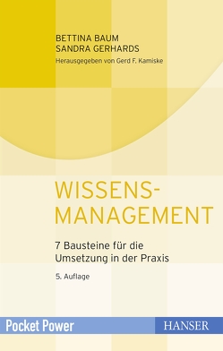 Wissensmanagement von Baum,  Bettina, Gerhards,  Sandra