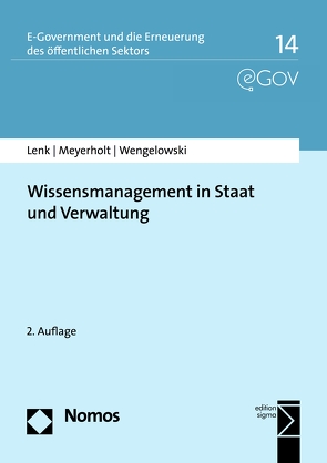 Wissensmanagement in Staat und Verwaltung von Lenk,  Klaus, Meyerholt,  Ulrich, Wengelowski,  Peter