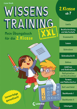 Wissenstraining XXL – Mein Übungsbuch für die 2. Klasse von Klüver Anika, Mead,  Kimble, Onish,  Liane