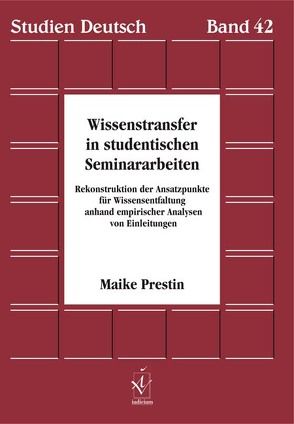 Wissenstransfer in studentischen Seminararbeiten von Prestin,  Maike