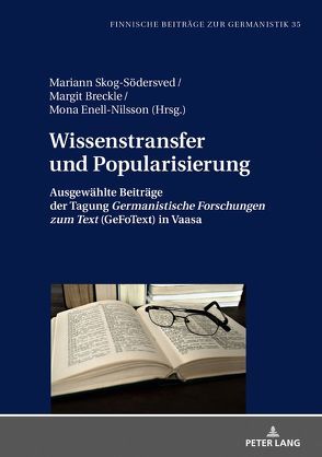 Wissenstransfer und Popularisierung von Breckle,  Margit, Enell-Nilsson,  Mona, Skog-Södersved,  Mariann