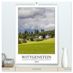 Wittgenstein – Eine Region mit beeindruckend schöner Landschaft (hochwertiger Premium Wandkalender 2024 DIN A2 hoch), Kunstdruck in Hochglanz von Bücker,  Heidi