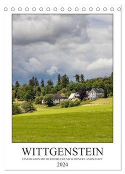 Wittgenstein – Eine Region mit beeindruckend schöner Landschaft (Tischkalender 2024 DIN A5 hoch), CALVENDO Monatskalender von Bücker,  Heidi