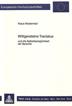 Wittgensteins Tractatus von Niedermair,  Klaus