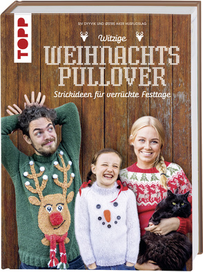 Witzige Weihnachtspullover von Dyvik,  Siv, Schwarz,  Marie-Luise