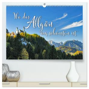 Wo das Allgäu am schönsten ist (hochwertiger Premium Wandkalender 2024 DIN A2 quer), Kunstdruck in Hochglanz von Ratzer,  Reinhold