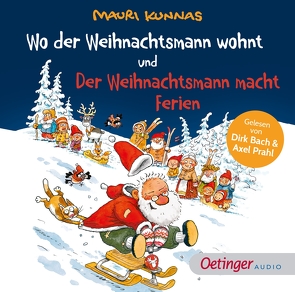 Wo der Weihnachtsmann wohnt und Der Weihnachtsmann macht Ferien von Bach,  Dirk, Esche,  Nikolaus, Gustavus,  Frank, Küddelsmann,  Tanja, Kunnas,  Mauri, Manhart,  Andreas, Prahl,  Axel, Pyykönen-Stohner,  Anu, Stohner,  Friedbert