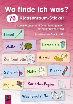 Wo finde ich was? 70 Klassenraum-Sticker von Boretzki,  Anja