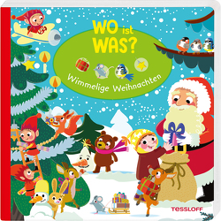 WO ist WAS? Wimmelige Weihnachten. Pappebuch für Kinder ab 2 Jahren von Blanck,  Iris, Reindl,  Julia