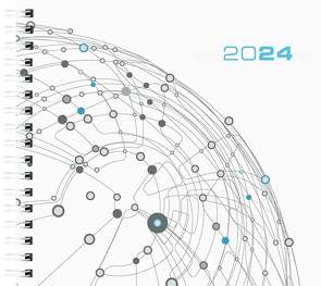 Wochenbuch Assessor 2024 – Bürokalender 15,8×14,7 cm – 1 Woche auf 2 Seiten – mit Ringbindung – Buchkalender – Notizbuch – 790-0098