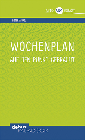 Wochenplan von Vaupel,  Dieter