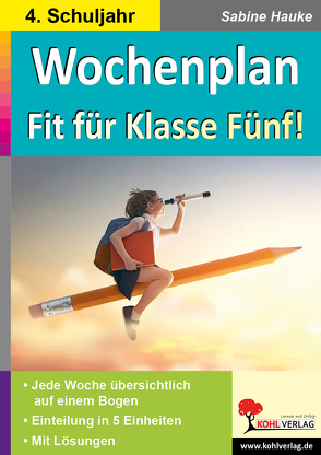 Wochenplan Fit für Klasse Fünf! von Hauke,  Sabine