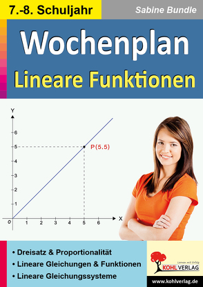 Wochenplan Lineare Funktionen / Klasse 7-8 von Bundle,  Sabine