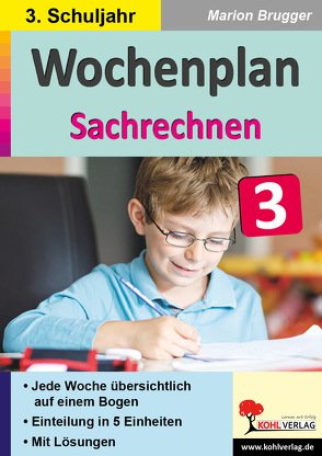 Wochenplan Sachrechnen / Klasse 3 von Brugger,  Marion