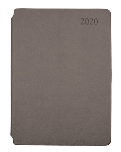 Wochenplaner A5 Soft „Grau“ 2020 mit Stiftfach