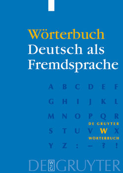 Wörterbuch Deutsch als Fremdsprache von Kempcke,  Günter, Seelig,  Barbara ... et al