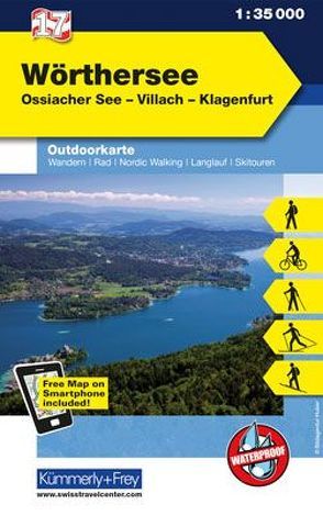 Wörthersee – Ossiacher See Nr. 17 Outdoorkarte Österreich 1:35 000