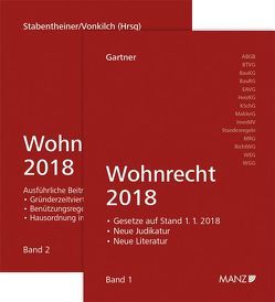 Wohnrecht 2018 Band 1 + Band 2 von Gartner,  Herbert, Stabentheiner,  Johannes, Vonkilch,  Andreas